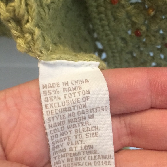 Green crochet top - Picture 8 of 8